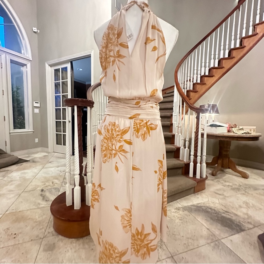 JOIE size 6 new with tags silk dress small halter